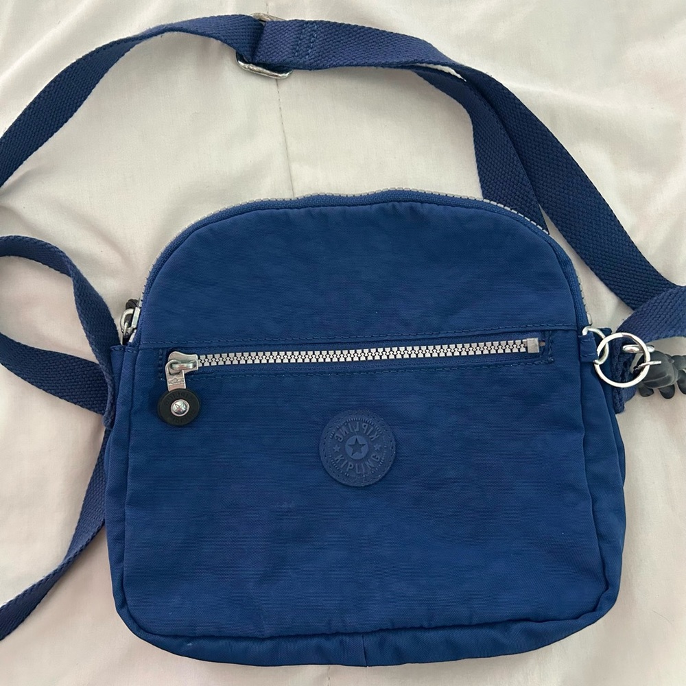Navy blue kipling crossbody bag